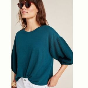 Anthropologie teal top